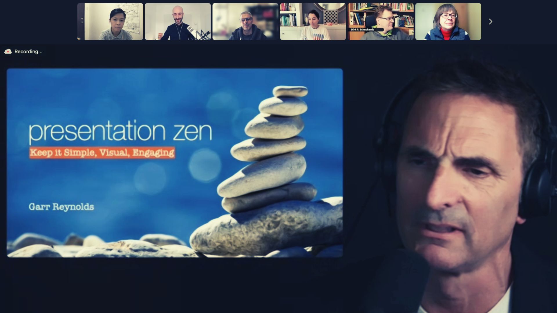 <strong>Zen and the Art of Presenting with Impact</strong>", featuring renowned speaker <strong>Garr Reynolds</strong>.