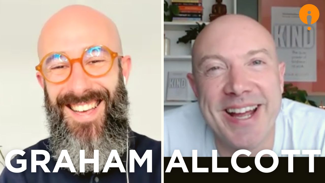 Andrea Pacini and Graham Allcott in Zoom 