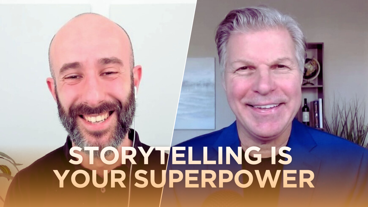 Andrea Pacini and Carmine Gallo in Ideas on Stage Podcast 