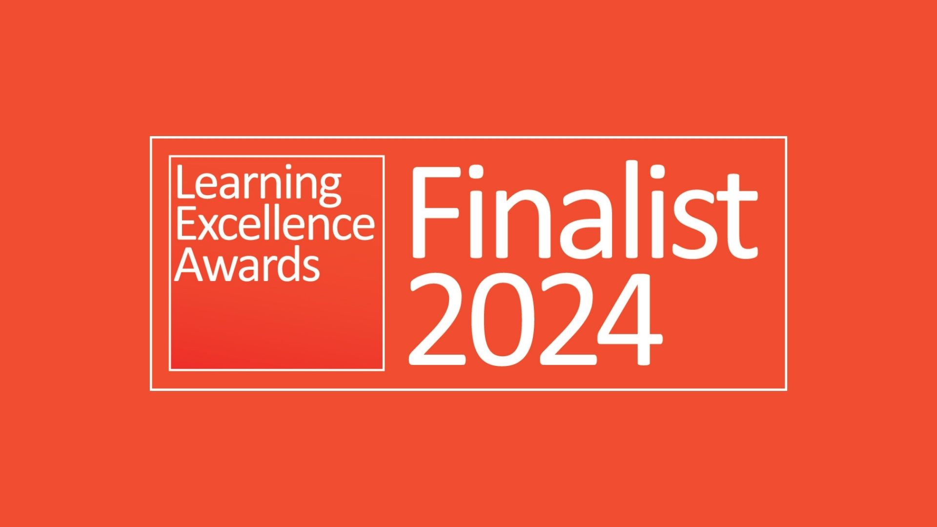 Learning Excellence Award Finalist for 2024